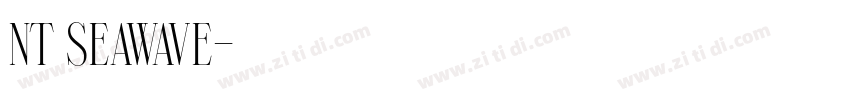 NT SEAWAVE字体转换